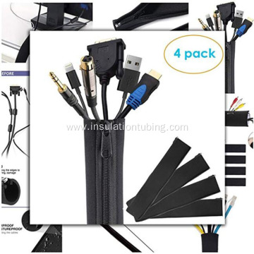 Neoprene Cable Organizer Wrap with zipper